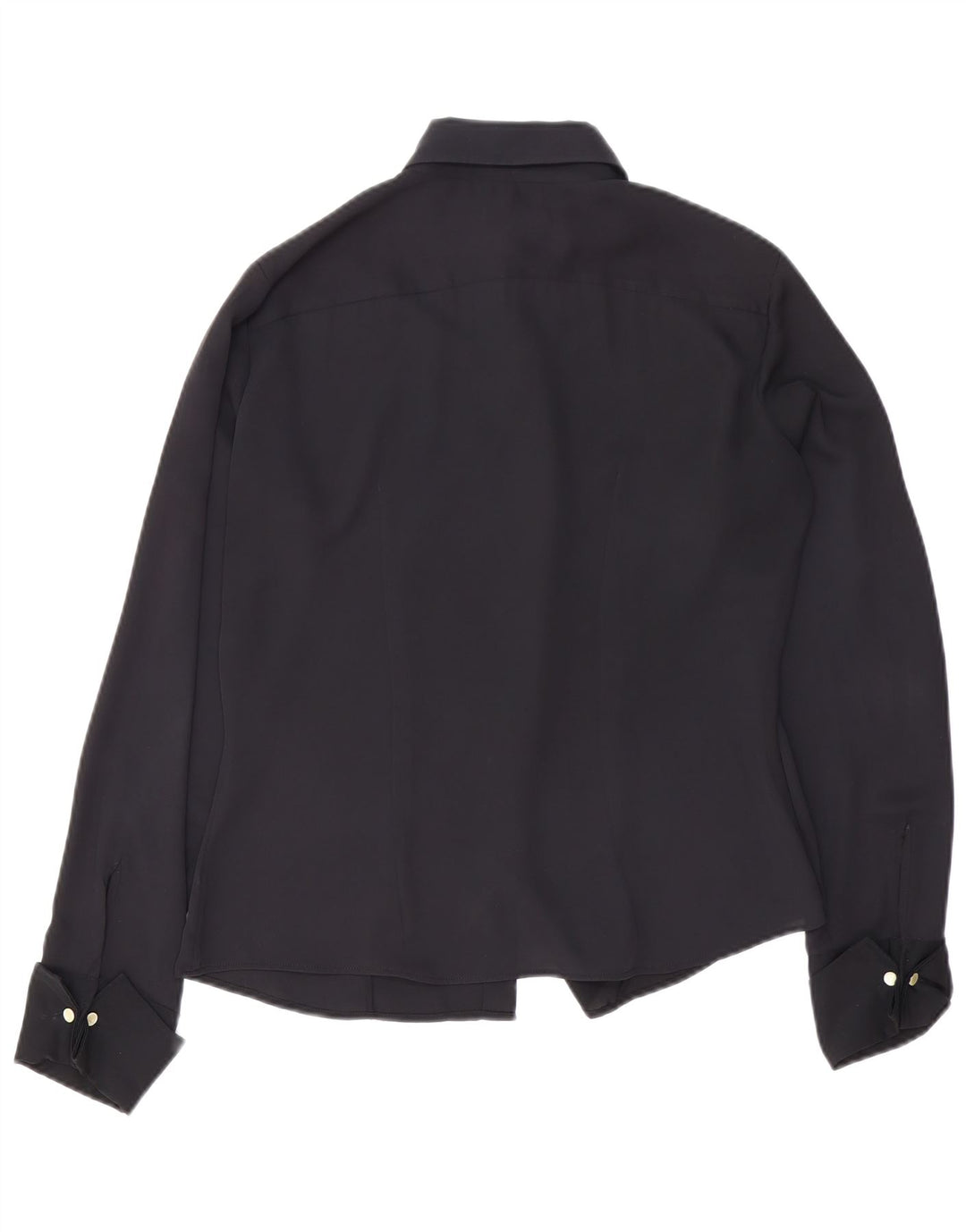 Camicetta camicia da donna Sisley UK 14 grande nera