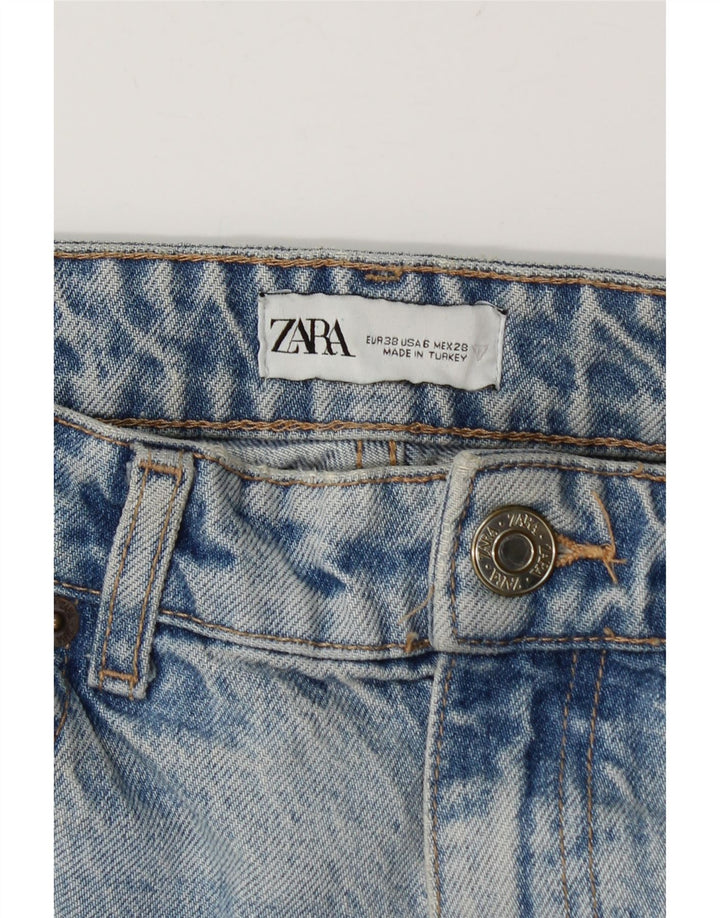 Jeans larghi da donna Zara EU 38 piccoli W28 L29 blu
