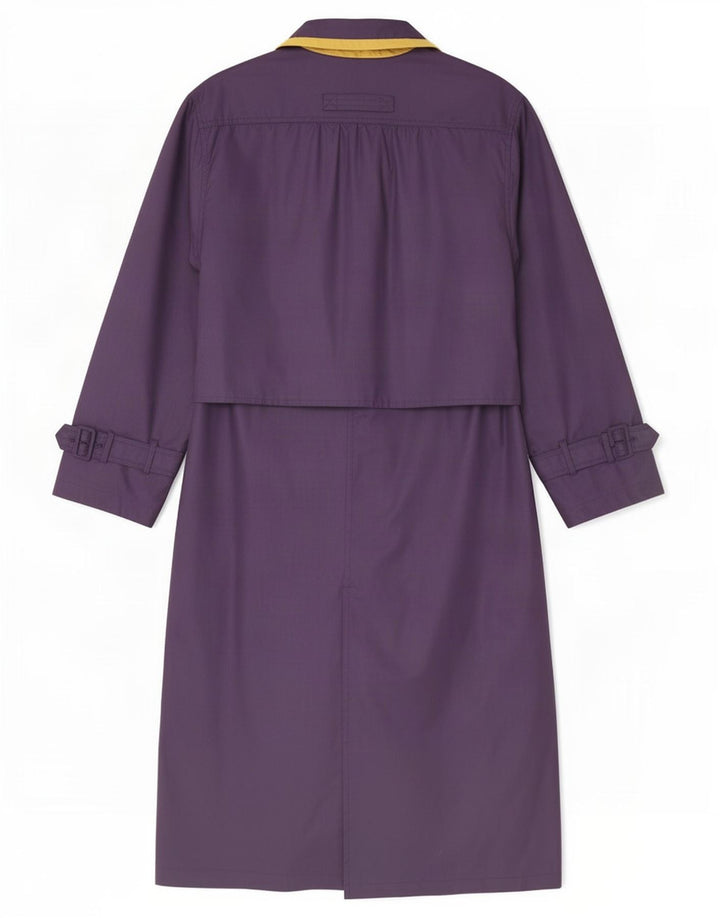 Trench da donna NINO UK 14 Poliestere viola medio