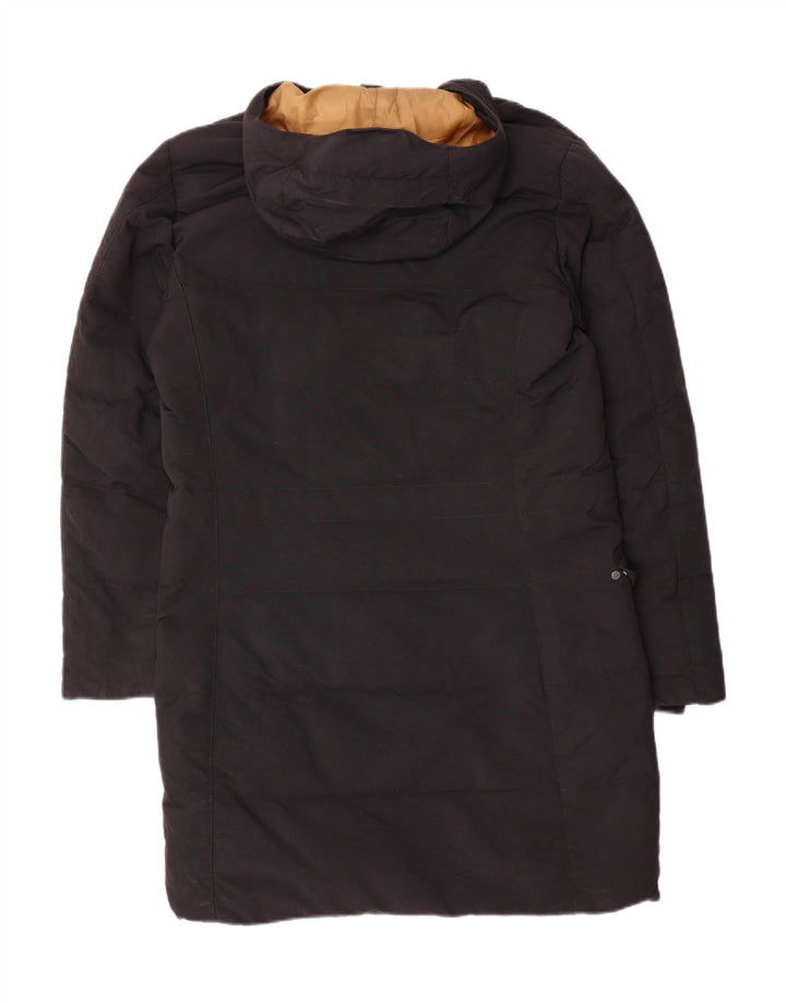 Cappotto imbottito con cappuccio da uomo Murphy & Nye Sailmakers UK 36 piccolo nero