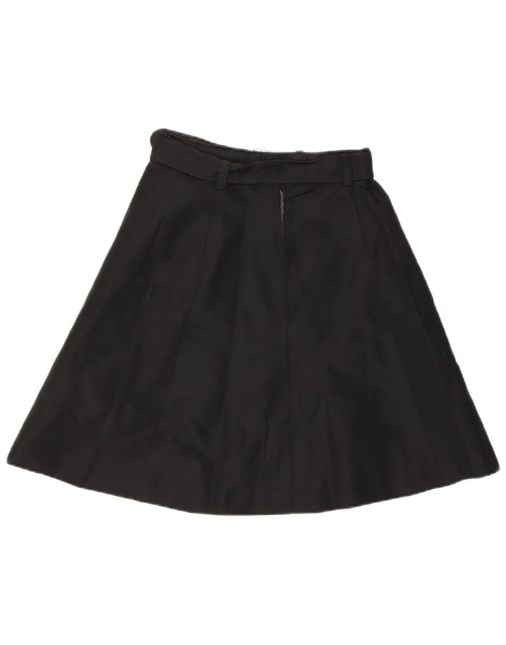 VINTAGE Womens A-Line Skirt W26 Small Black