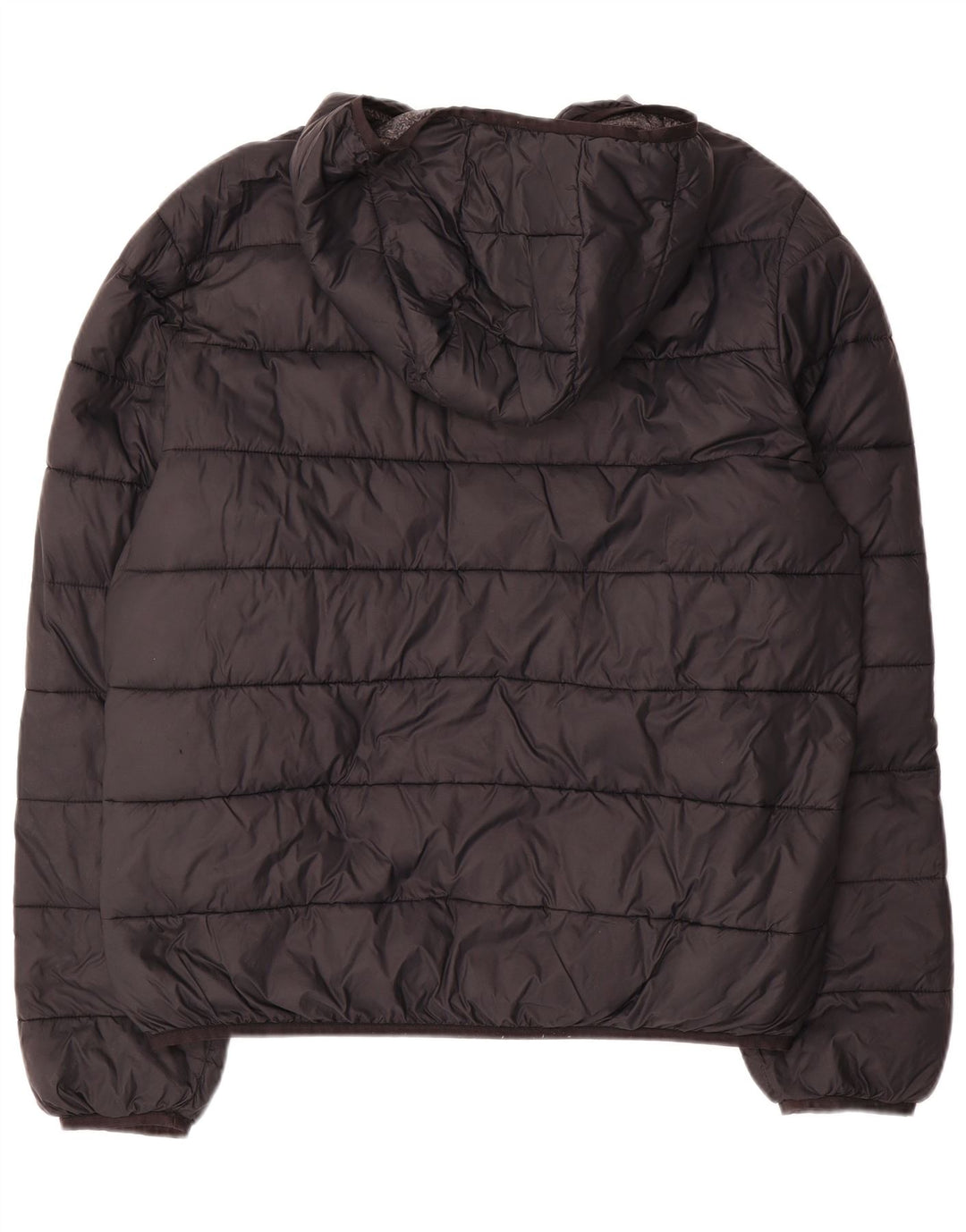 Giacca imbottita con cappuccio da uomo Champion UK 40 Large nera in poliammide