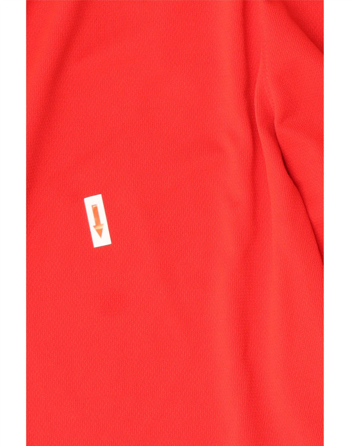 Pantaloncini sportivi Nike Dri Fit da uomo, grandi, in poliestere color block rosso