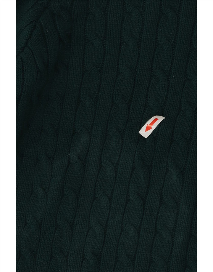 Maglione da uomo con scollo a V Superdry XL verde acrilico