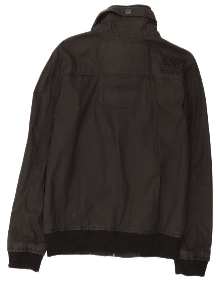 Giubbotto bomber da uomo Superdry UK 38 cotone nero medio