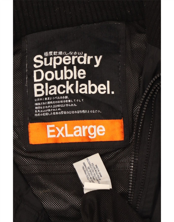 Giacca a vento da uomo Superdry UK 42 XL nylon nero