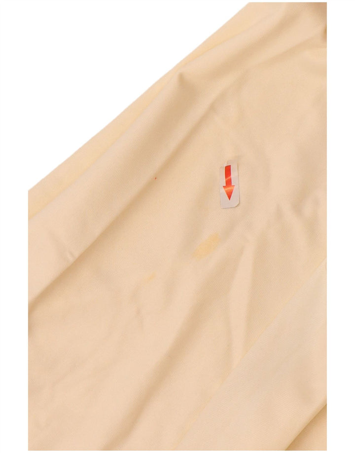 Giacca da ginnastica grafica da uomo Vertice XL in poliestere geometrico bianco sporco