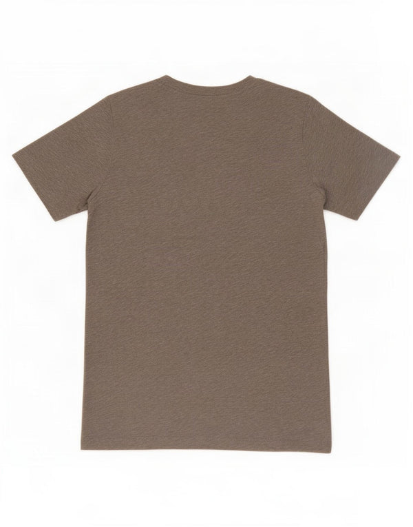T-shirt da ragazzo Nike Top 12-13 anni Large in cotone mélange grigio