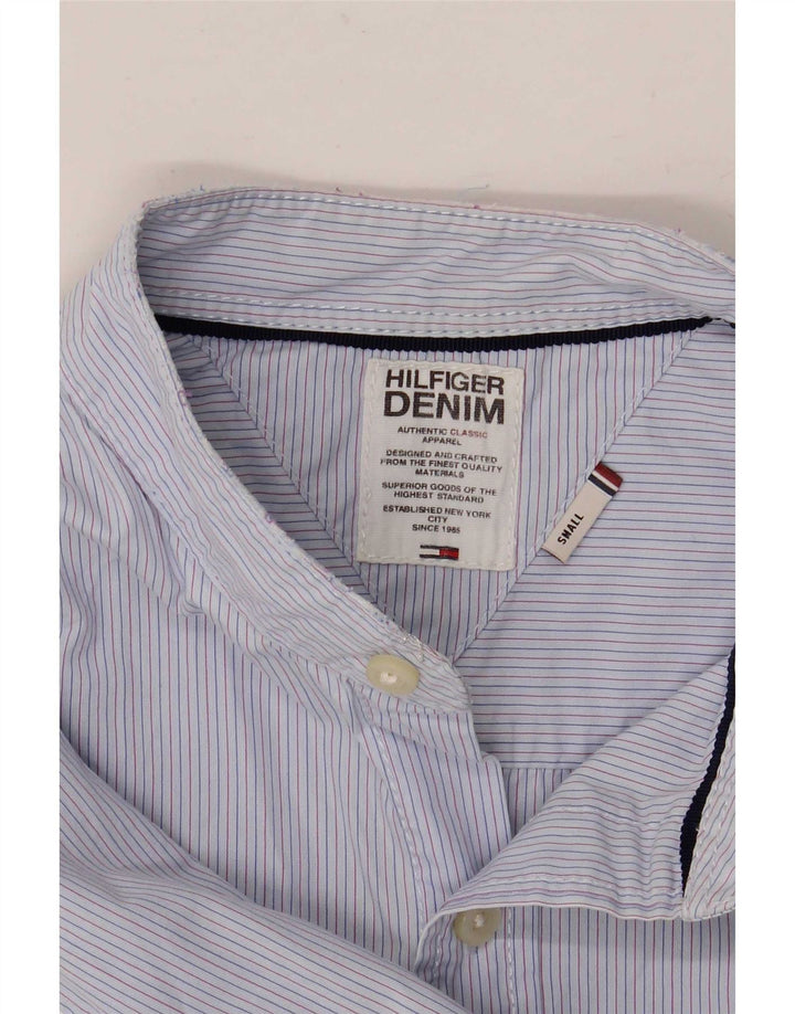 Camicia da uomo Tommy Hilfiger piccola gessata blu
