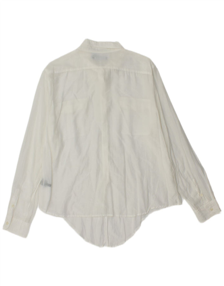 Camicetta camicia da donna Ralph Lauren UK 20 2XL cotone bianco