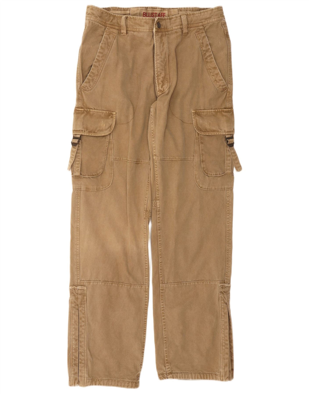 Pantaloni cargo dritti da uomo Blustaff IT 52 XL W38 L34 Cotone Beige