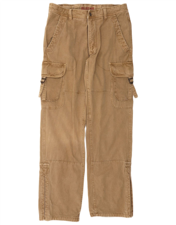 Pantaloni cargo dritti da uomo Blustaff IT 52 XL W38 L34 Cotone Beige