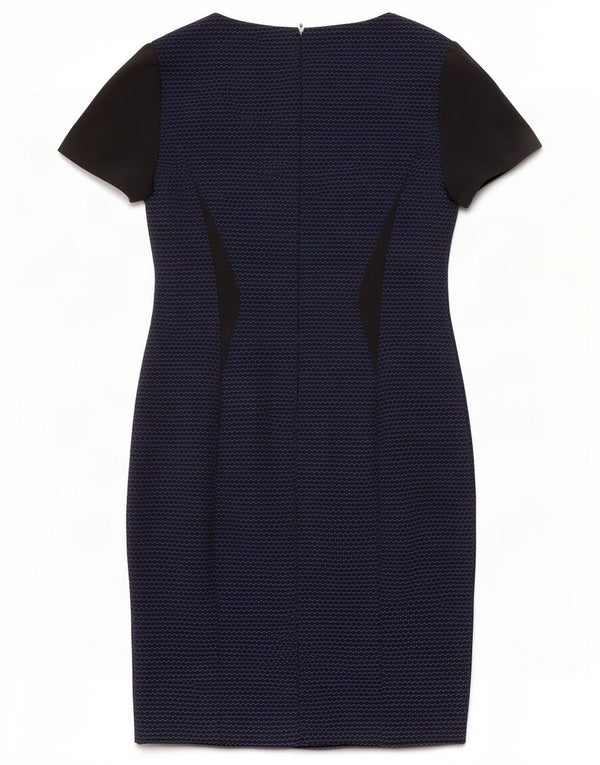 Abito tubino da donna Marks & Spencer UK 14 Blocco colore blu navy medio