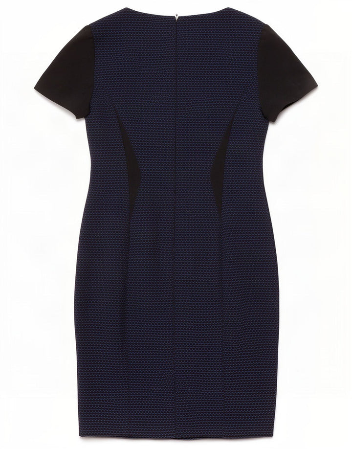 Abito tubino da donna Marks & Spencer UK 14 Blocco colore blu navy medio