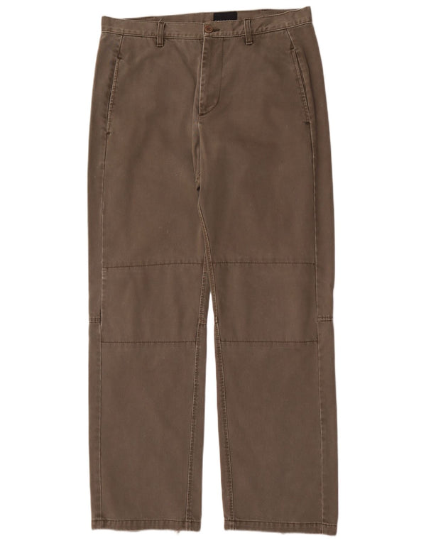 Pantaloni chino dritti da uomo Calvin Klein W34 L33 Grigi