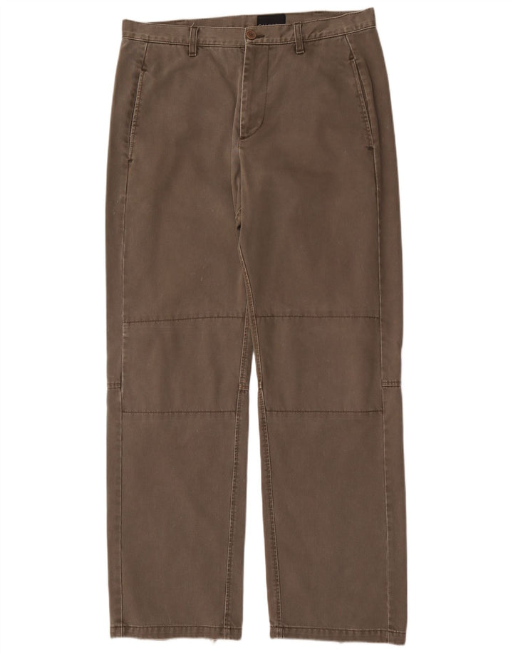 Pantaloni chino dritti da uomo Calvin Klein W34 L33 Grigi