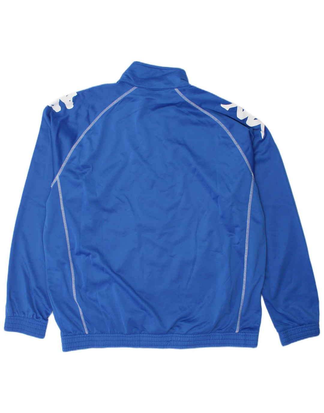 Giacca da tuta grafica da uomo Kappa 2XL blu poliestere