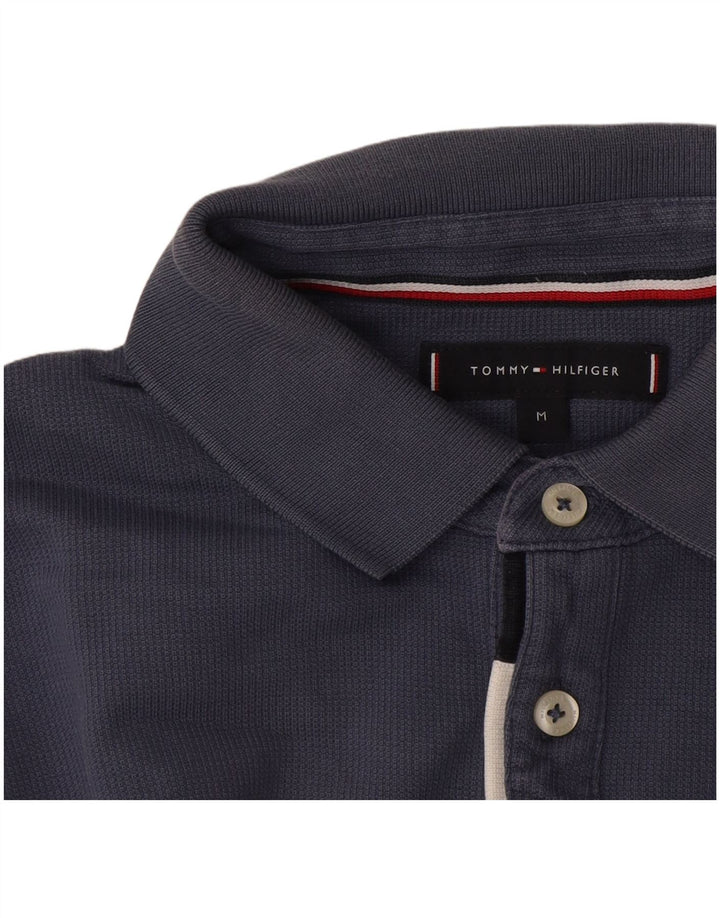 Polo da uomo Tommy Hilfiger blu medio
