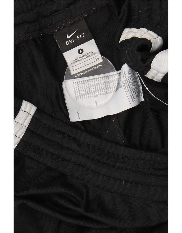 Pantaloncini sportivi Nike da uomo Dri Fit piccoli in poliestere color block nero