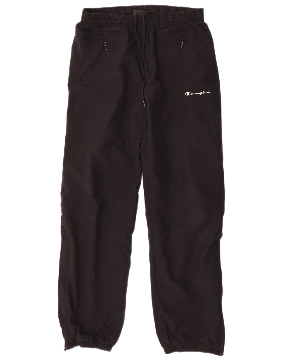 Pantaloni da tuta da uomo Champion Joggers piccoli in poliestere nero