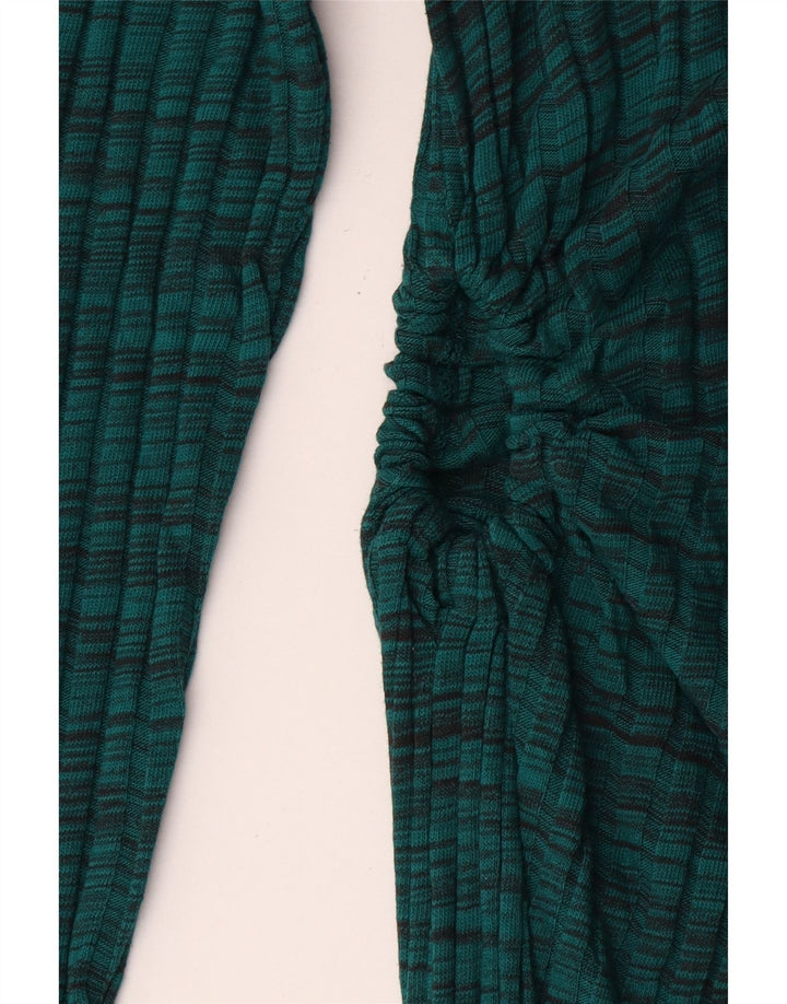 Abito maglione Zara da donna UK 12 verde medio a righe