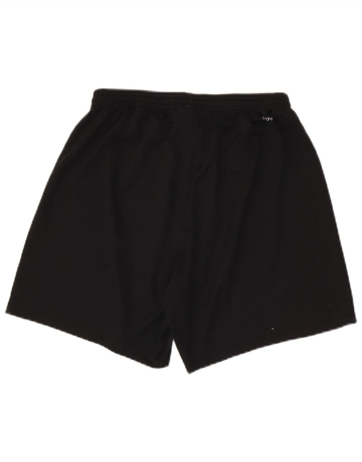 Pantaloncini sportivi Adidas Climalite da uomo medio poliestere nero