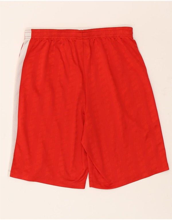 Pantaloncini sportivi Nike Dri Fit da uomo piccoli in poliestere color block rosso