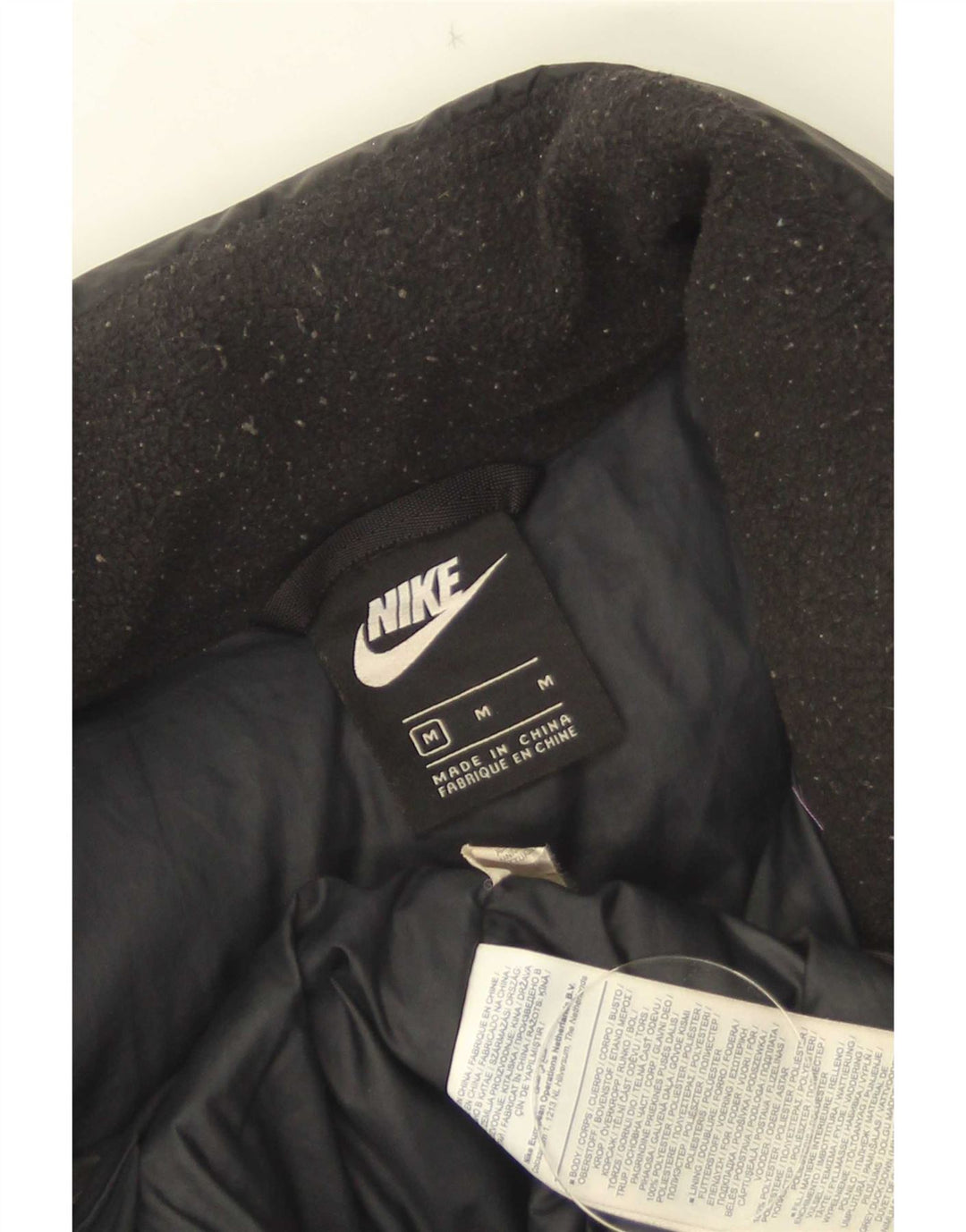 Gilet imbottito da uomo Nike UK 38 medio nero poliestere