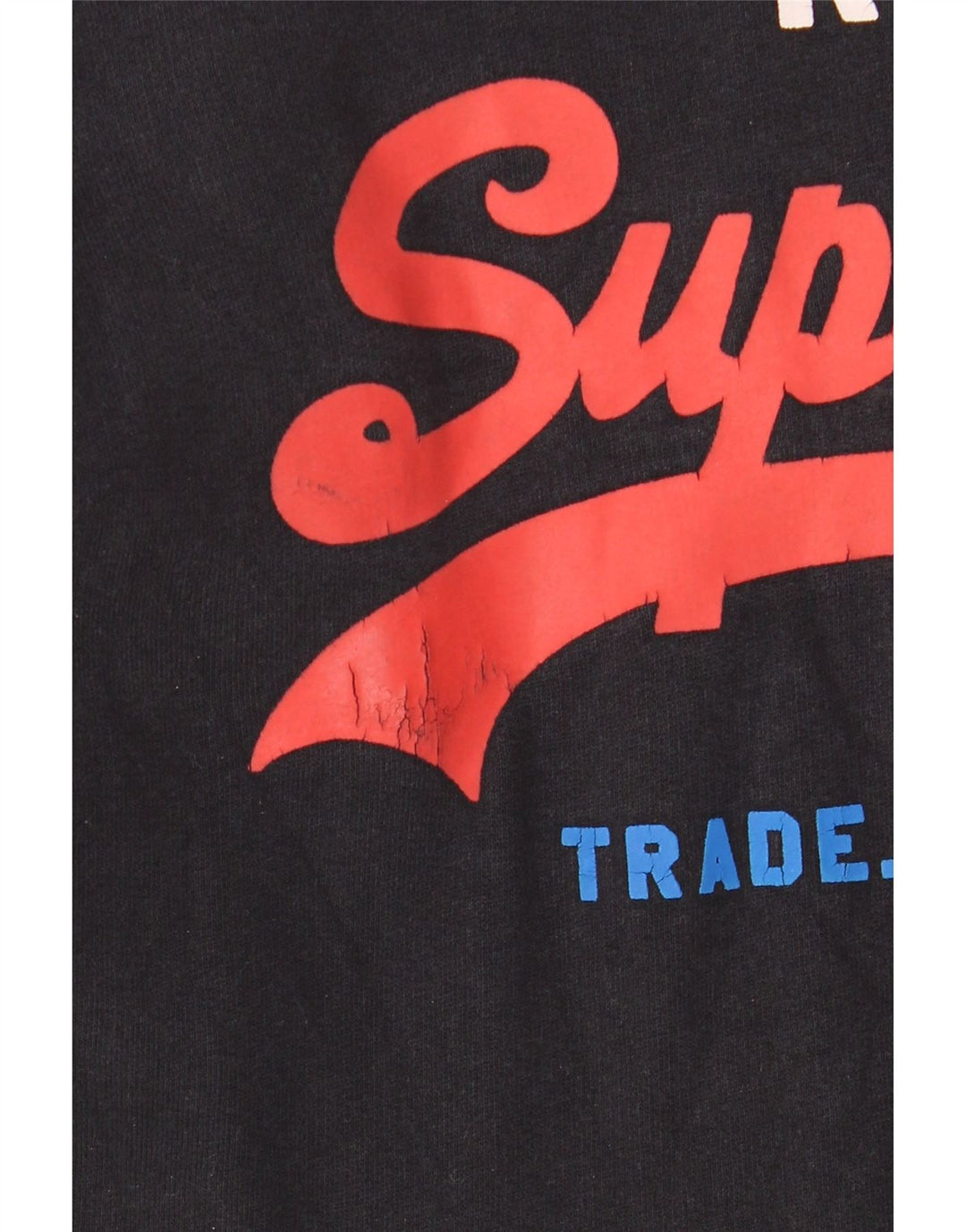 Maglione con cappuccio grafico da uomo Superdry in cotone nero medio