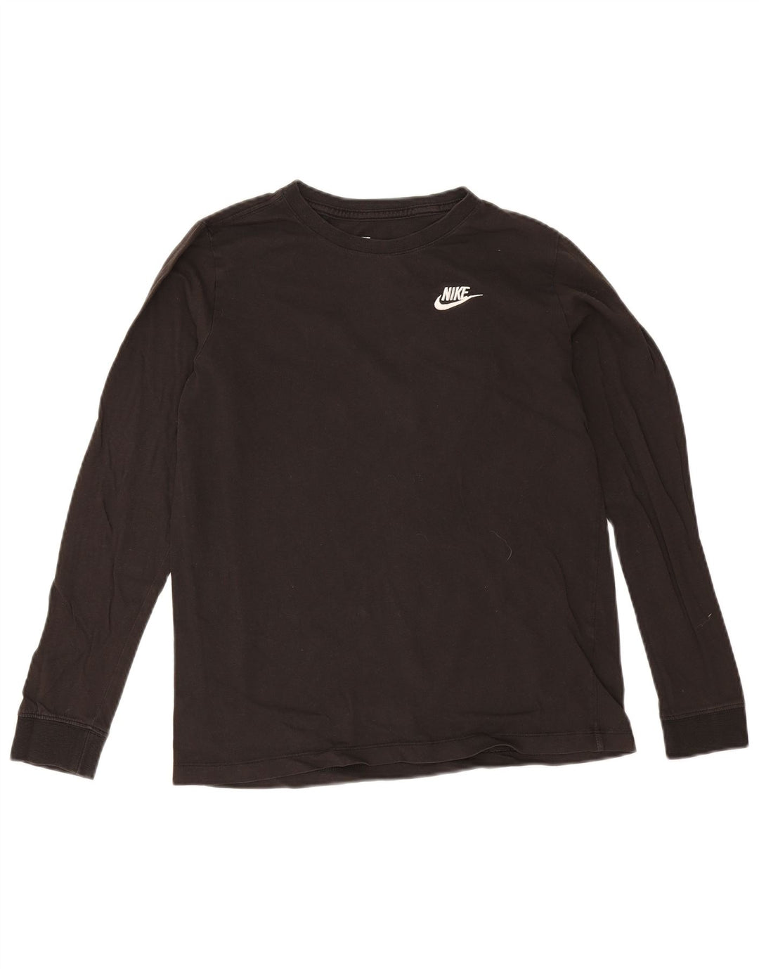 Maglia Nike Ragazzo Manica Lunga 13-14 Anni XL Cotone Nero