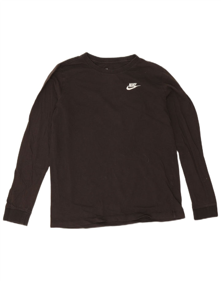 Maglia Nike Ragazzo Manica Lunga 13-14 Anni XL Cotone Nero
