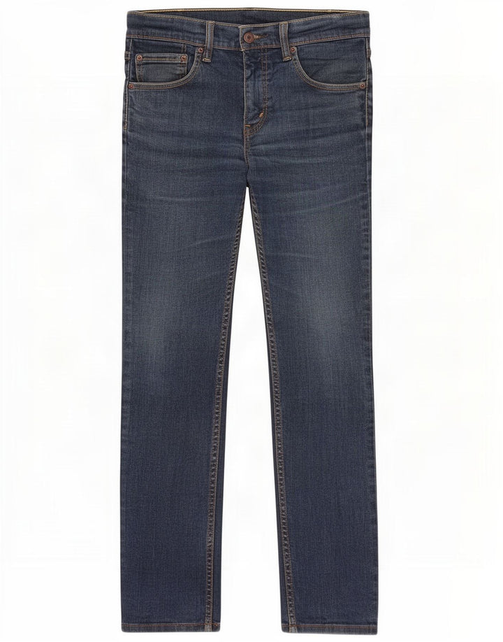 Levi's Uomo 511 Slim Jeans W31 L30 Cotone Blu