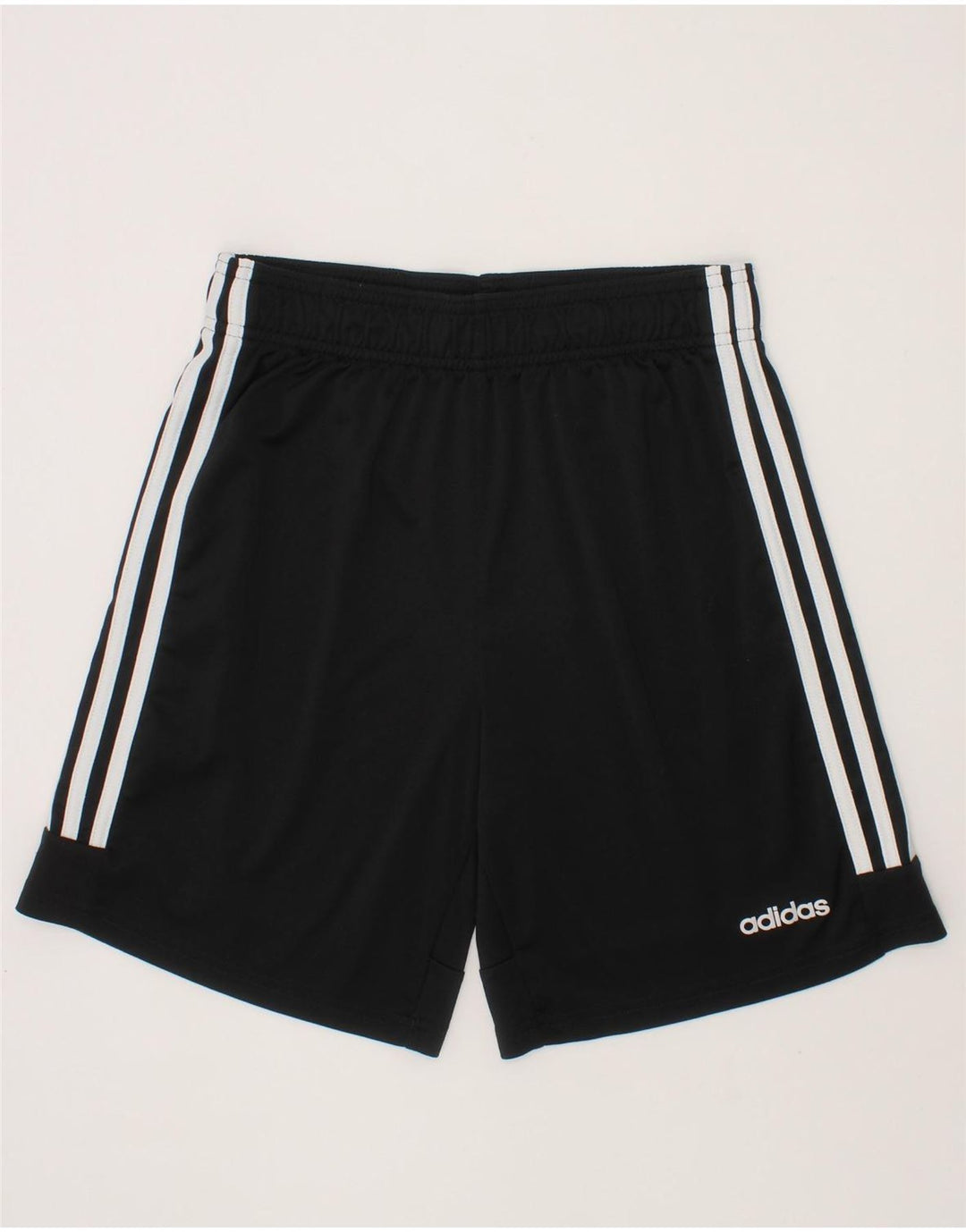 ADIDAS Boys Sport Shorts 13-14 Years  Black Polyester Vintage Adidas and Second-Hand Adidas from Messina Hembry 