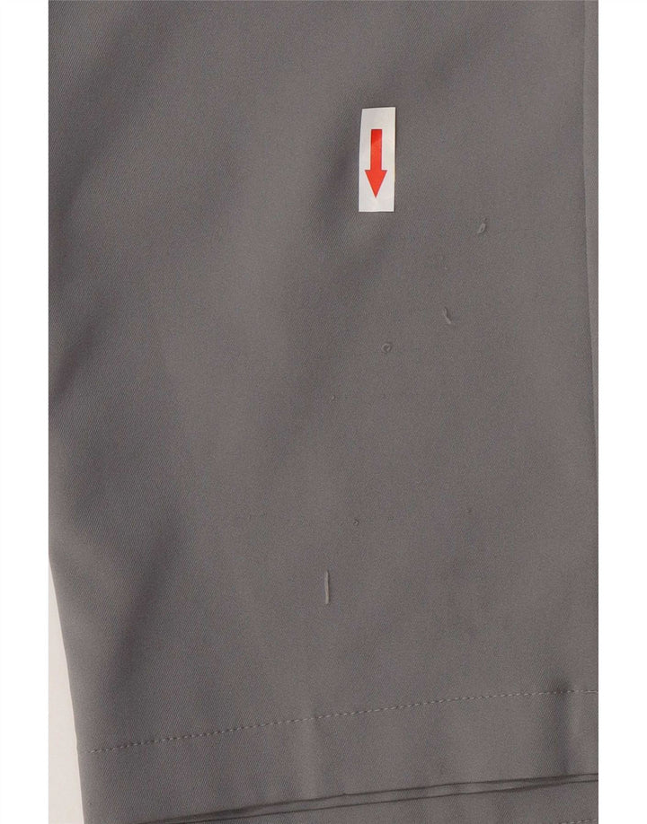Pantaloni dritti da uomo Adidas W34 L32 poliestere grigio