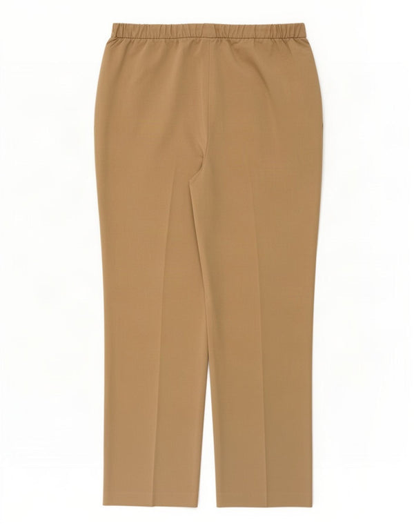 Pantaloni casual slim fit da donna Marks & Spencer UK 16 Large W34 L30 Marrone