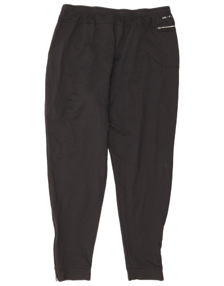 Pantaloni da tuta Nike Dri Fit da uomo, pantaloni da jogging, grandi, in poliestere nero