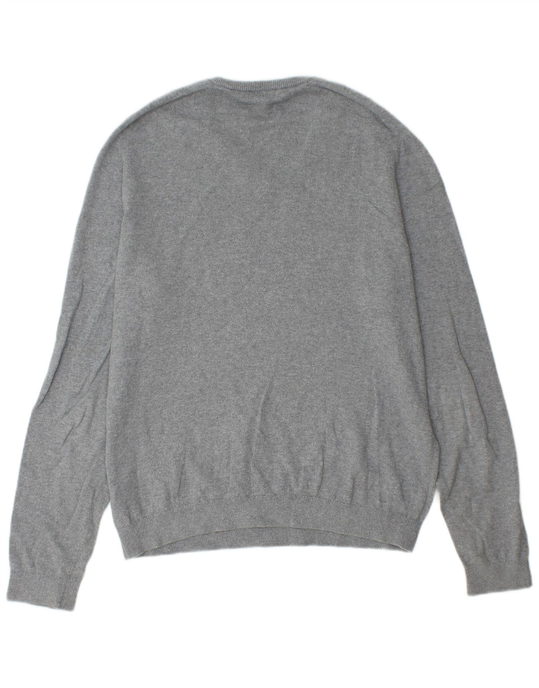 Maglione Gap da uomo con scollo a V grande in cotone grigio
