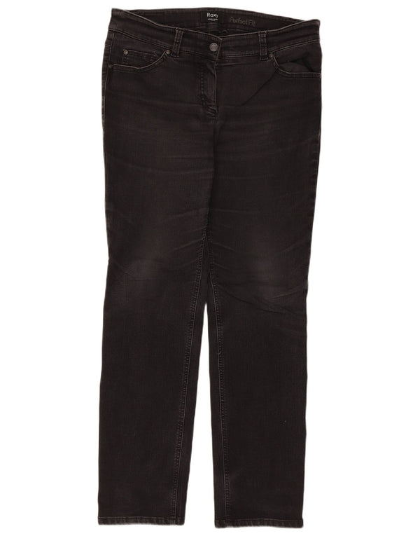 Jeans slim da donna Roxy UK 18 XL W32 L30 cotone nero