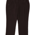 Pantaloni casual dritti da donna KARL LAGERFELD W36 L28 poliestere nero