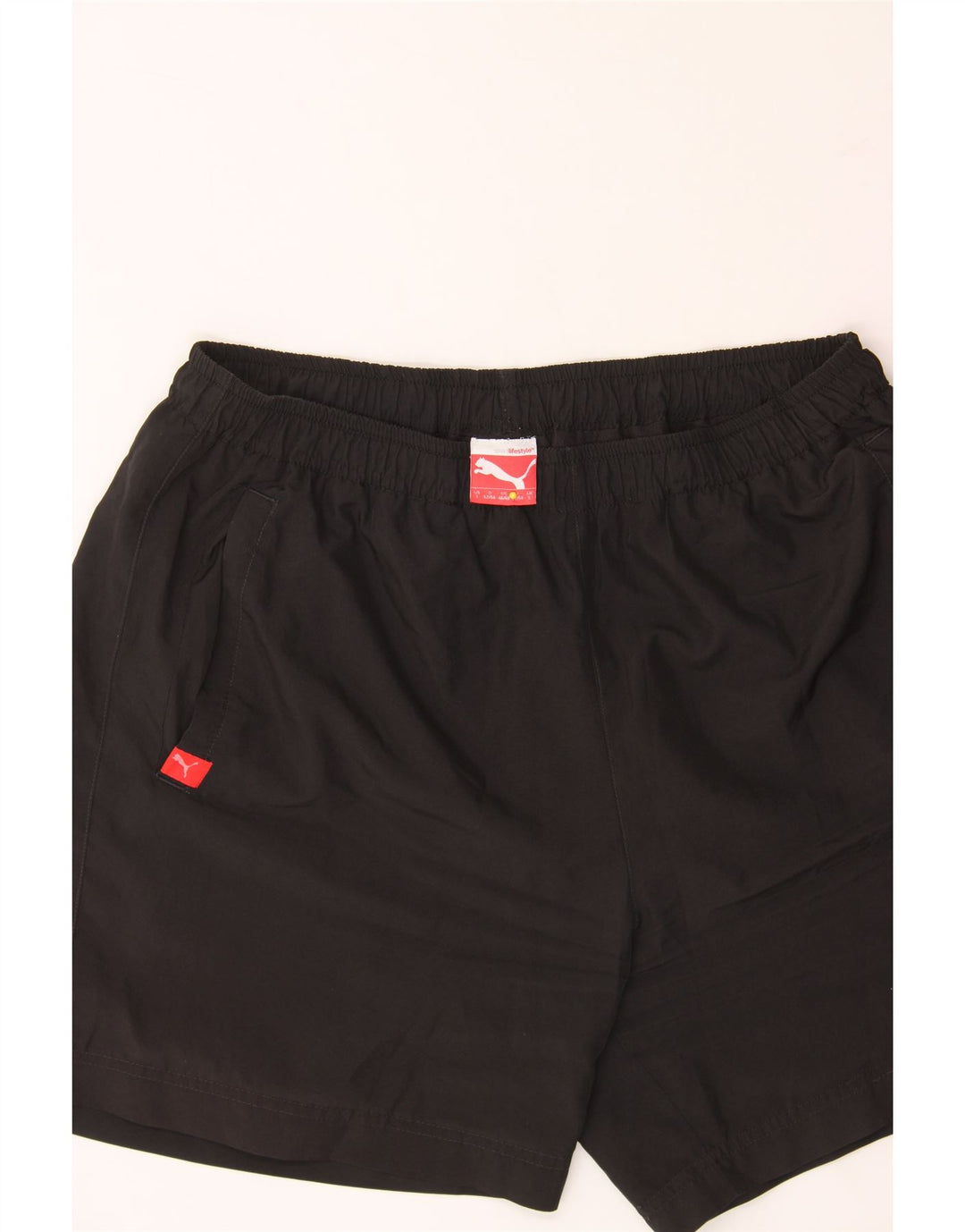PUMA Mens Sport Shorts Large  Black Vintage Puma and Second-Hand Puma from Messina Hembry 