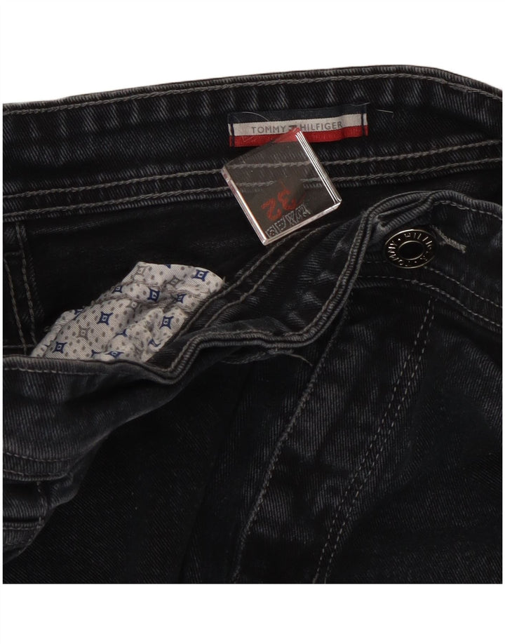 Jeans dritti da uomo Tommy Hilfiger W32 L27 neri