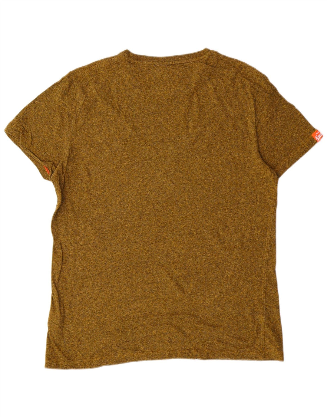 T-shirt da donna SUPERDRY Top XL in cotone chiazzato verde