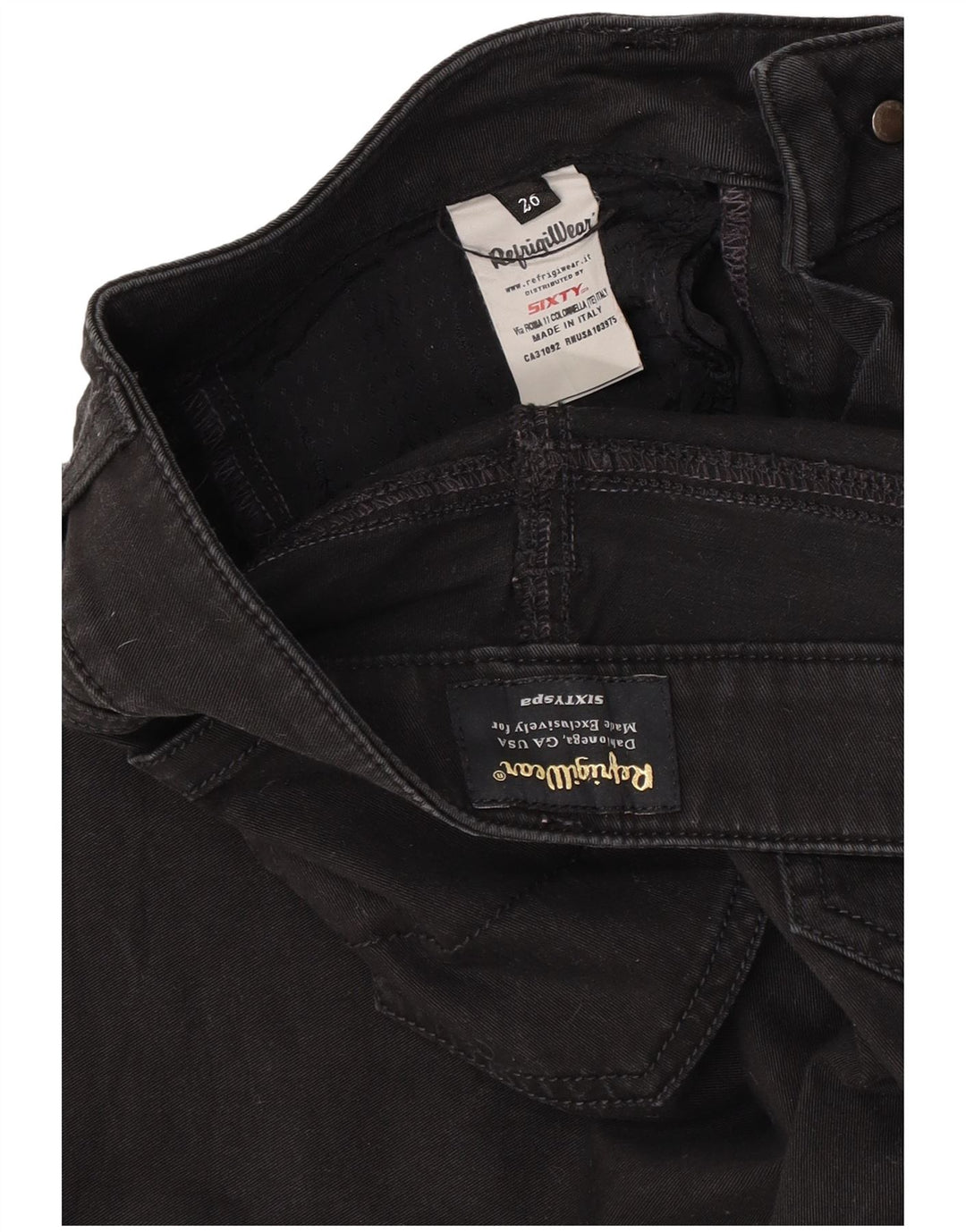 Pantaloncini casual da donna Refrigiwear W26 piccoli in cotone nero