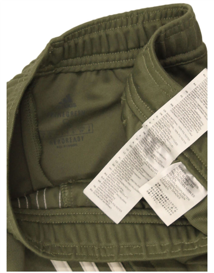 Pantaloni da tuta Adidas Aeroready da uomo piccoli in poliestere kaki