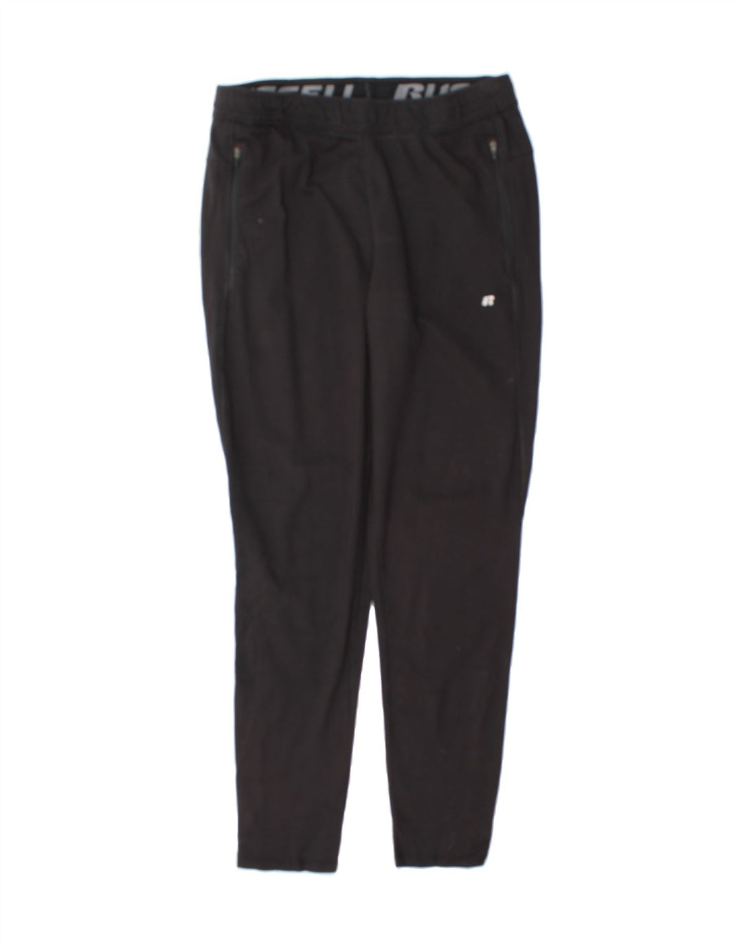 RUSSELL ATHLETIC Mens Tracksuit Trousers Medium  Black Rayon Vintage Russell Athletic and Second-Hand Russell Athletic from Messina Hembry 