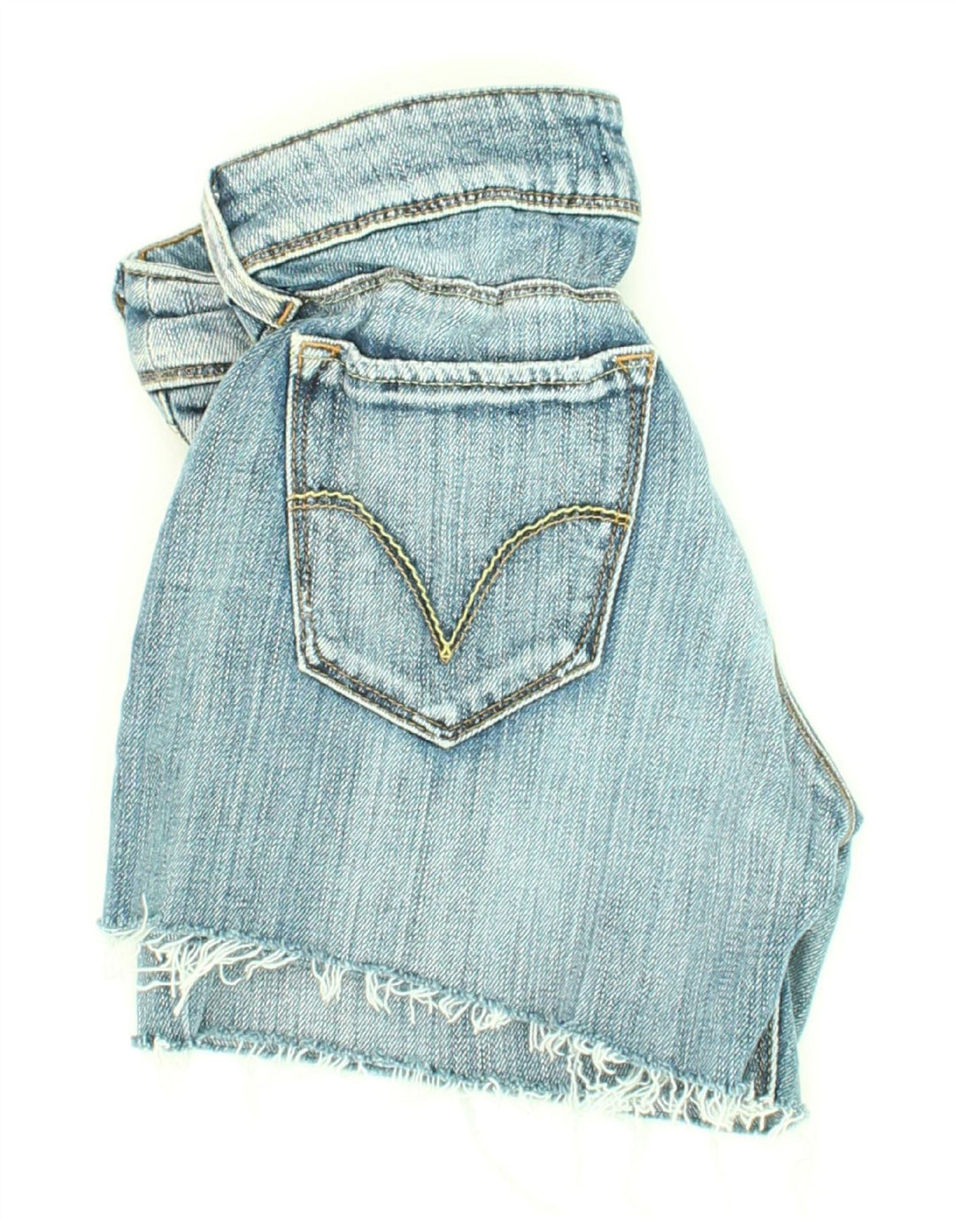 LEVI'S Womens Denim Shorts W29 Medium Blue Cotton Vintage Levi's and Second-Hand Levi's from Messina Hembry 
