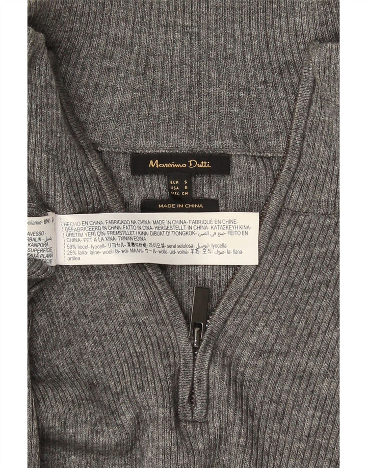 Abito maglione da donna Massimo Dutti UK 8 Small Lyocell grigio