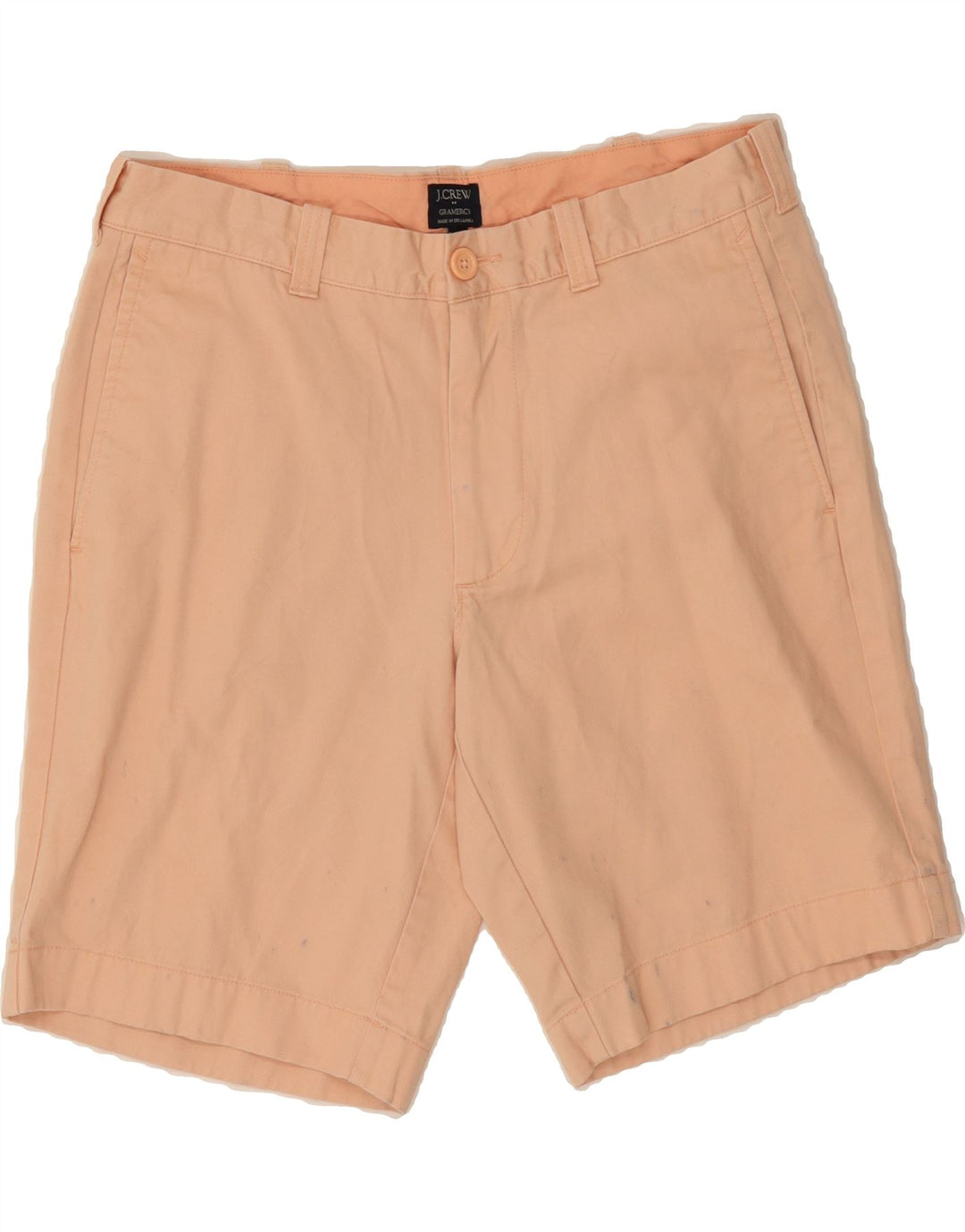 J. CREW Mens Gramercy Chino Shorts W32 Medium  Pink Cotton Vintage J. Crew and Second-Hand J. Crew from Messina Hembry 