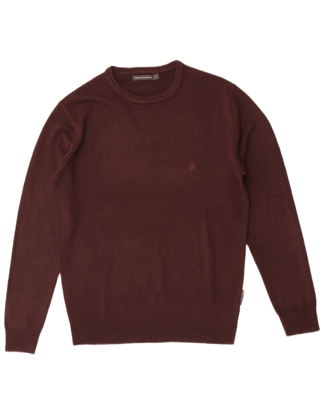 French Connection Maglione da uomo girocollo vestibilità regolare marrone medio