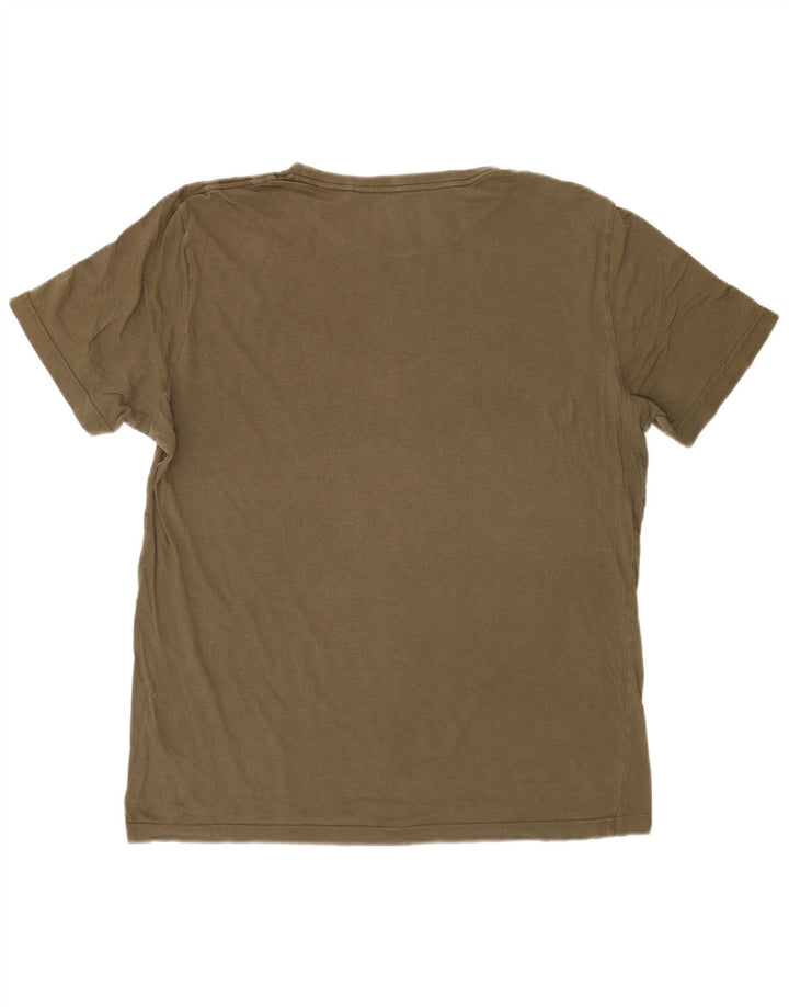 T-shirt grafica da uomo Puma Top Large color kaki